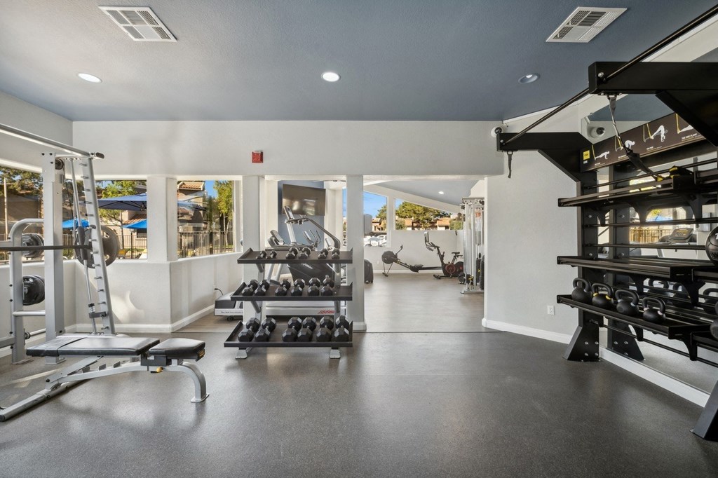 fitness center at Country Brook