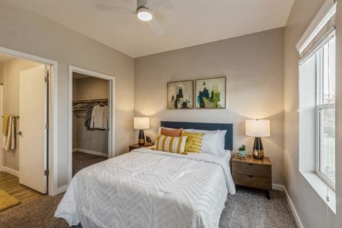 Bedroom at Parq Crossing Apartments