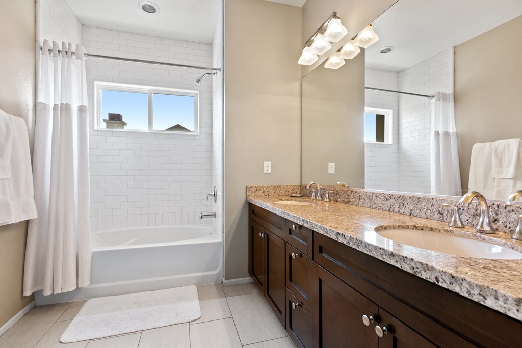 Bathroom at Ontario Town Square Townhomes