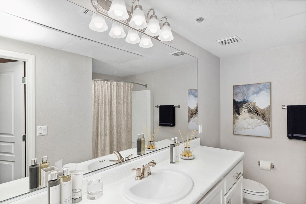 Bathroom at Azure Apartment Homes