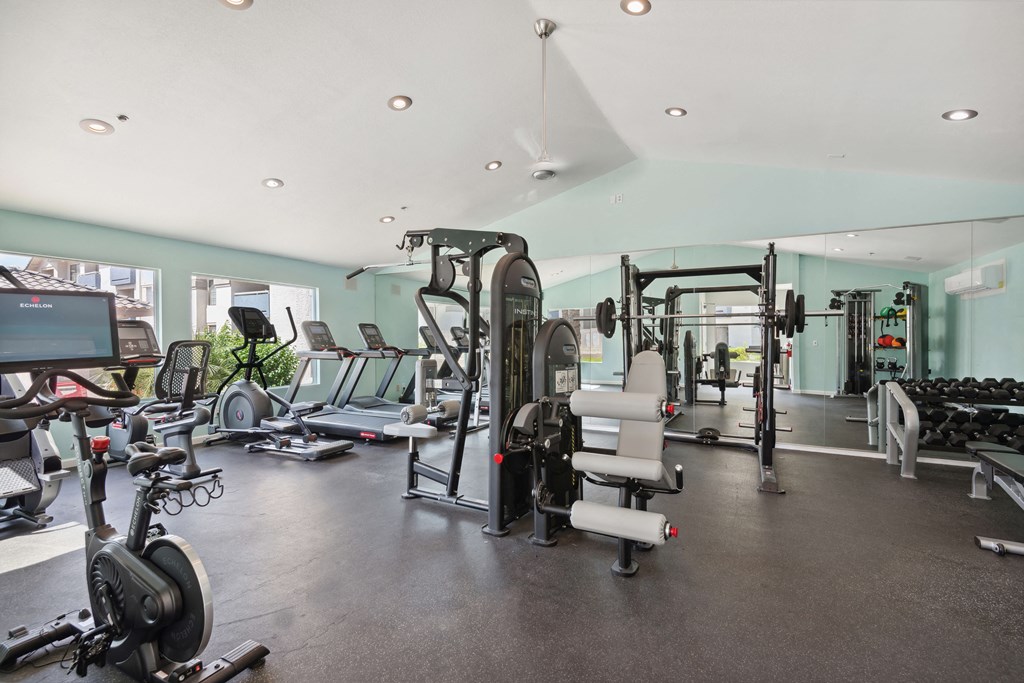 Gym at Garden Grove Apartments