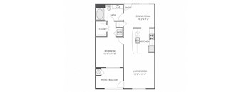 A2 Floor Plan at Victoria Arbors Apartment Homes