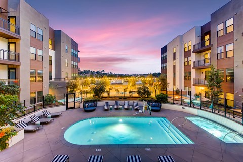 Lap Pool at The Rylan Apartments