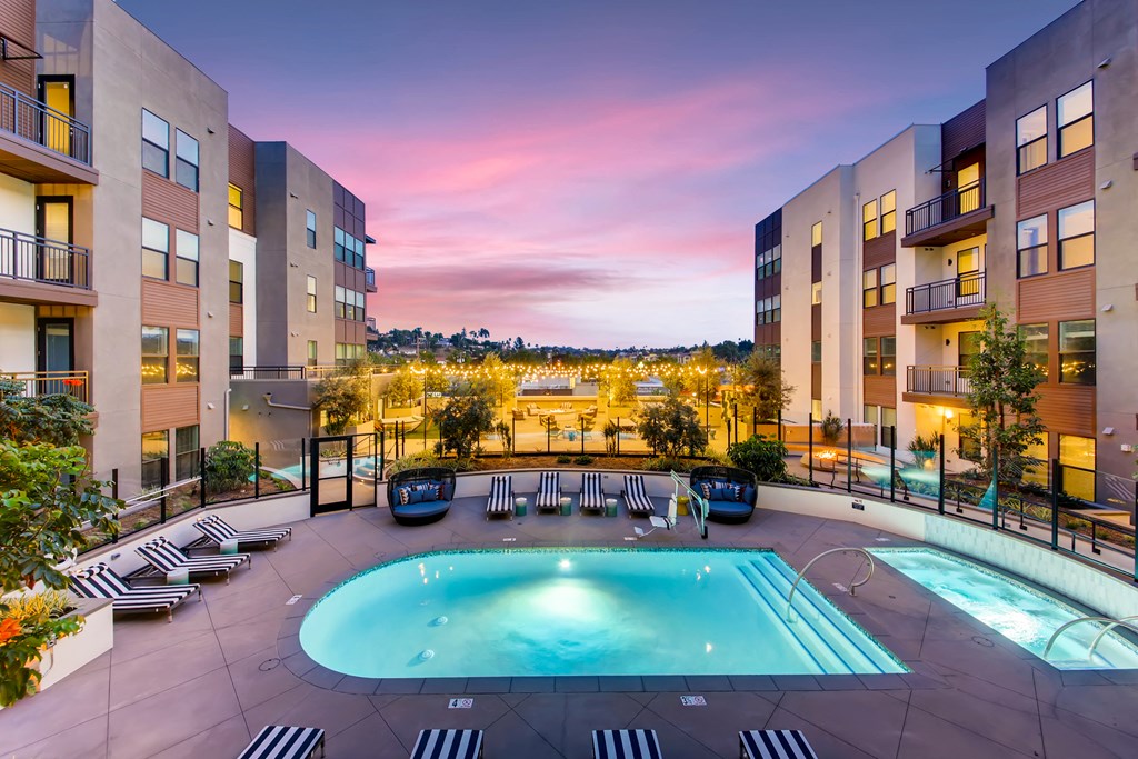 Lap Pool at The Rylan Apartments