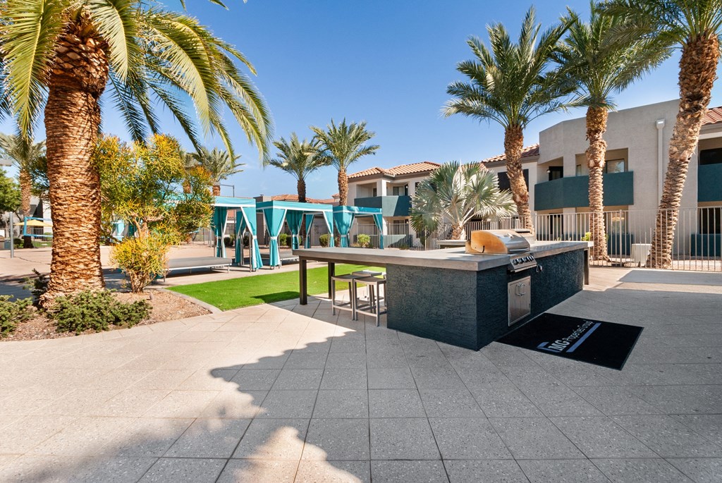 BBQ area at Sonoran Apartment Homes