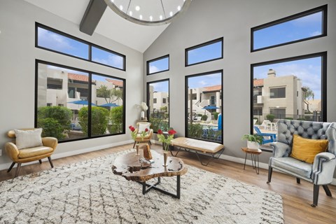 open community room at Elevate at Discovery Park