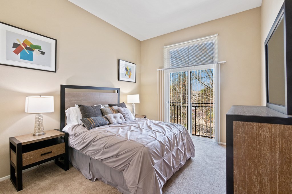 Master Bedroom at Ontario Town Square Townhomes