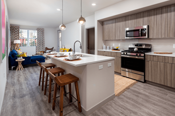 Gourmet Kitchen With Island at Las Positas Apartments, Camarillo, 93010