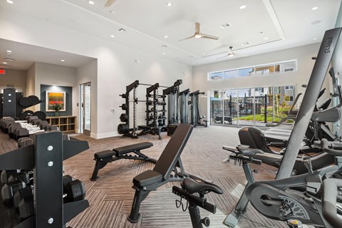 Fitness center at Brix 325