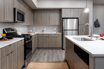 Fully Equipped Kitchen With Modern Appliances Fully Equipped Kitchen With Modern Appliances at Las Positas Apartments , Camarillo, California - Photo Gallery 2