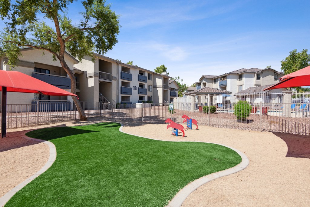 Outdoor area at Garden Grove Apartments
