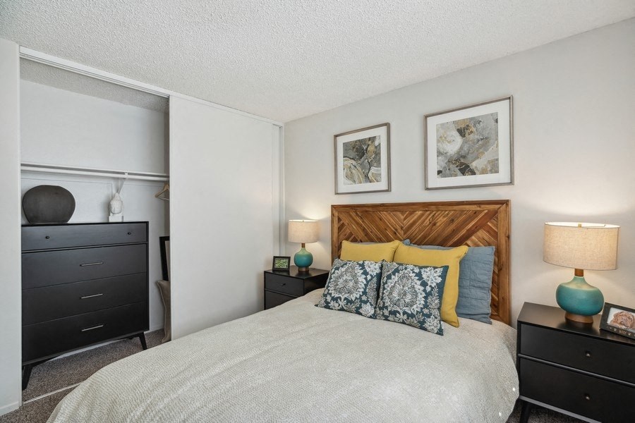 Bedroom at The District Apartment Homes