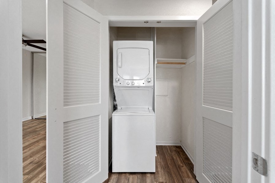 in unit washer and dryer at Pointe Luxe Apartment Homes, San Diego, CA