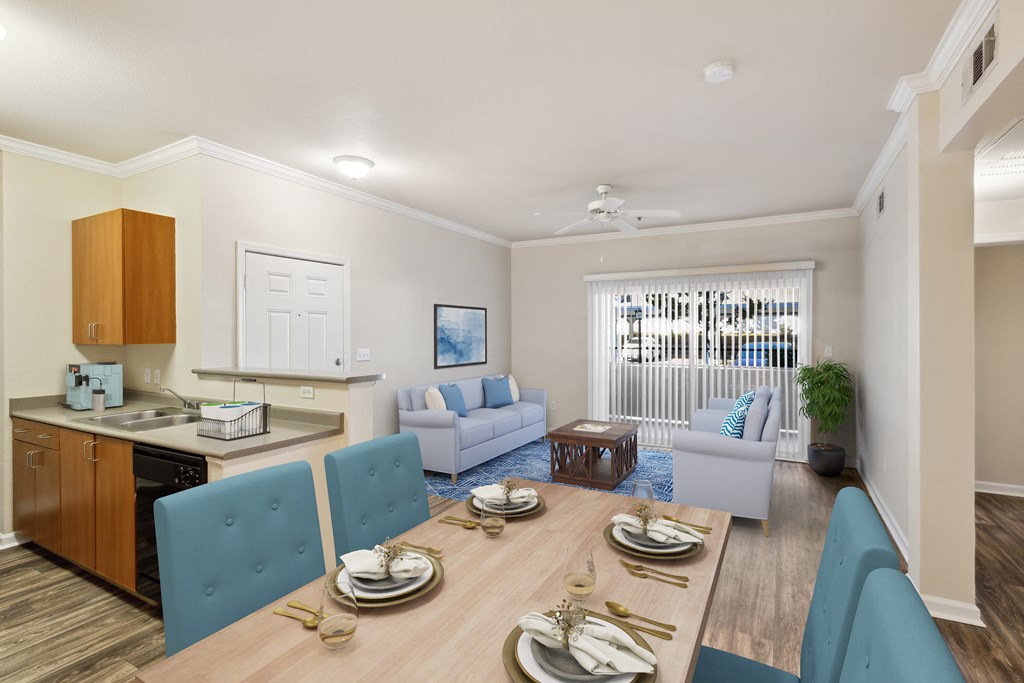 Dining area at Waterstone Apartments