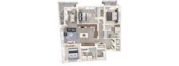 A series of images showing different rooms of a house.