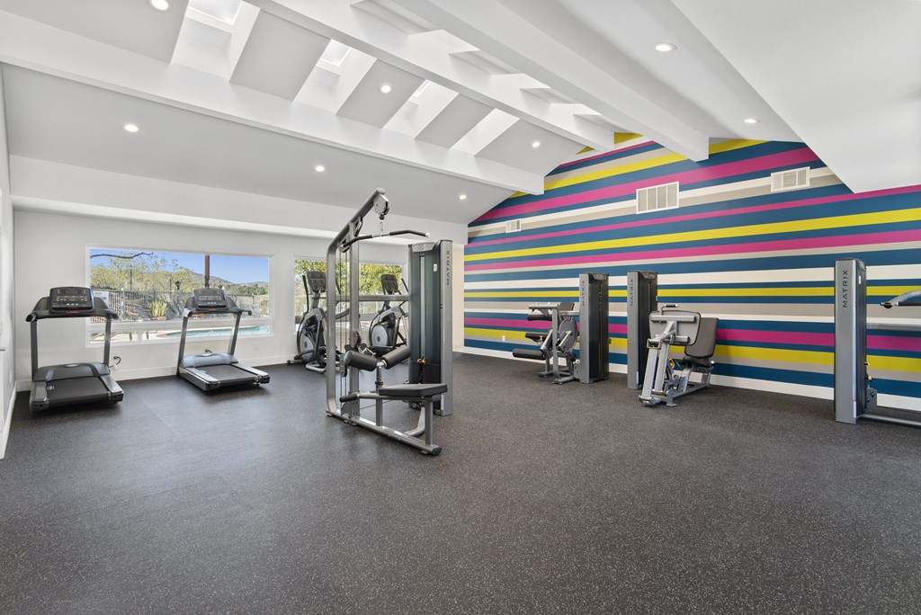 spacious gym at Morning View Terrace Apartment Homes, California, 92026