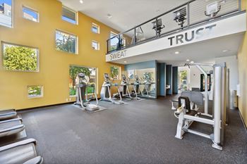 Fitness center at Vue 22