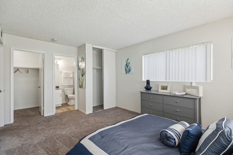 Master Bedroom at The District Apartment Homes