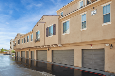 Exterior Garage at Mitchell Place Apartments