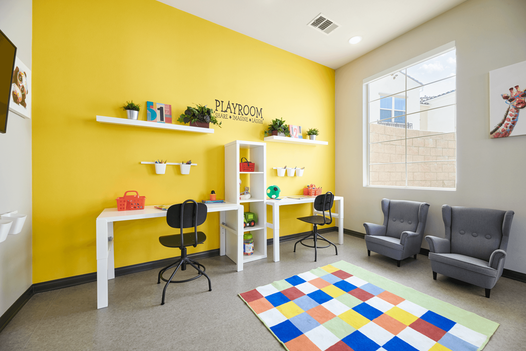 Living Room At Clubohuse at Mitchell Place Apartments, Murrieta, CA, 92562