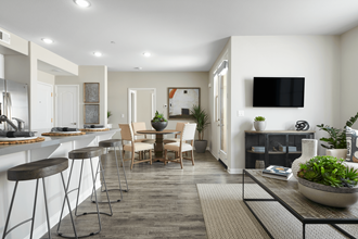 Living Room Come Dining Are, TV Living Room Come Dining Are, TV at Mitchell Place Apartments, Murrieta, 92562 - Photo Gallery