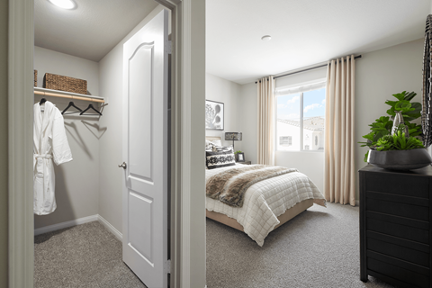 Large Walk-In Closets at Mitchell Place Apartments, Murrieta, CA
