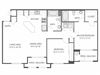 B1 Floor Plan at Victoria Arbors Apartment Homes