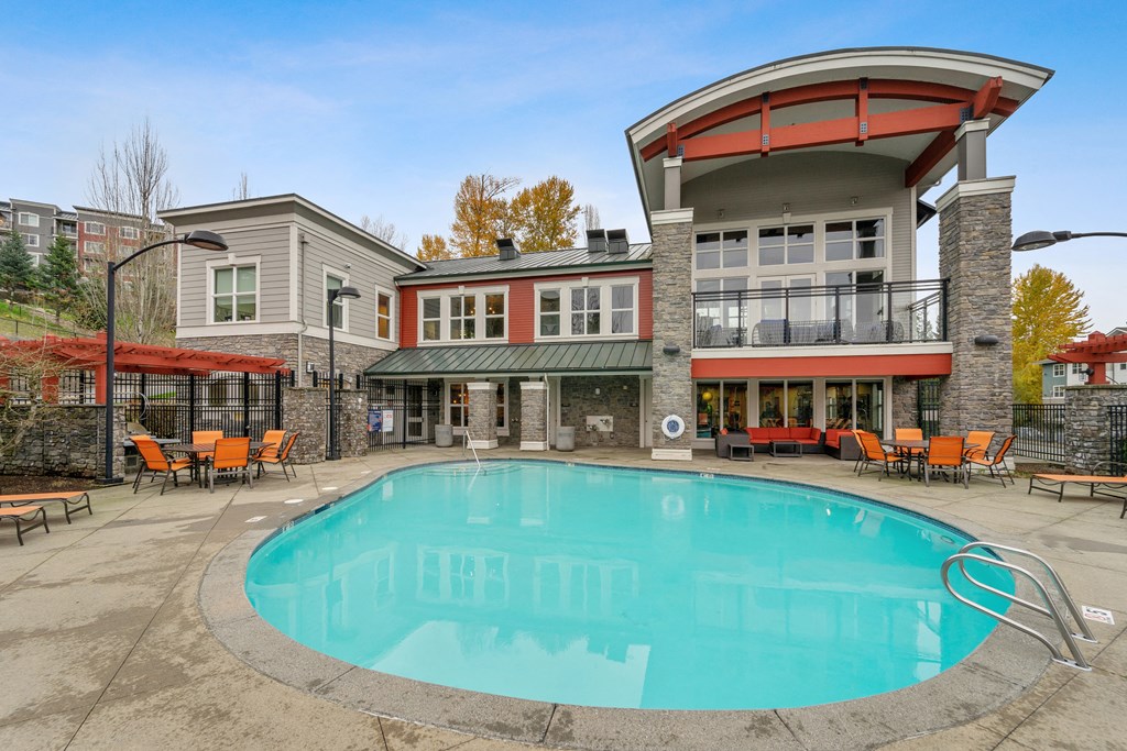 Pool at Beaumont Apartments, 14001 NE 183rd Street, WA