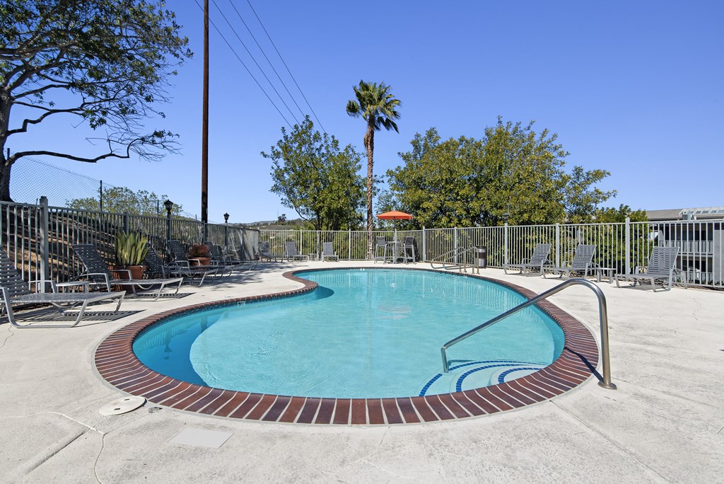 sparkling pool at Morning View Terrace Apartment Homes, California, 92026