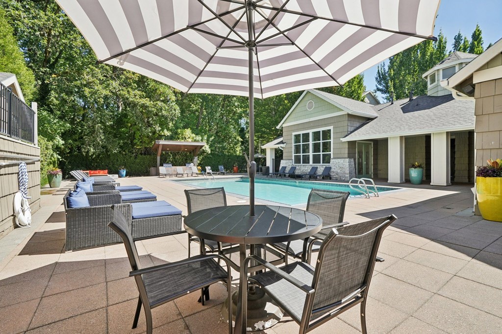 Resort style pool at Thorncroft Farms Apartments