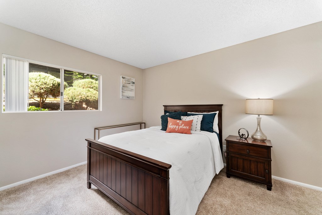 large bedroom at Terrace Gardens Apartment Homes, Escondido, CA