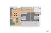 2 Bedroom AK Floor Plan 2 Bedroom AK Floor Plan at Block C, San Marcos, CA, 92078
