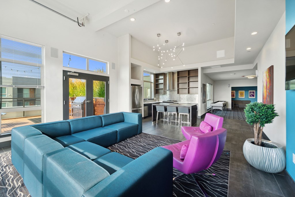 Lounge seating at Vue 22