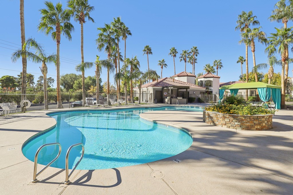 resort style pool