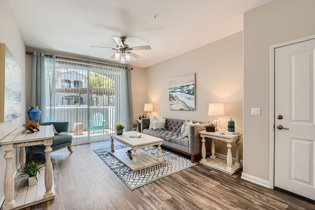Living area at Santa Rosa Apartments