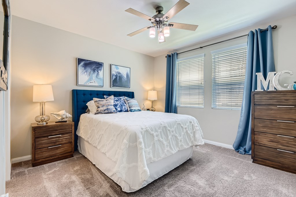 Bedroom at Santa Rosa Apartments