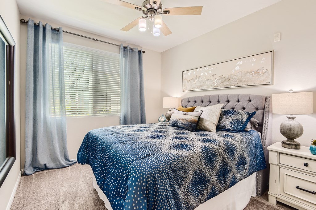 Bedroom at Santa Rosa Apartments