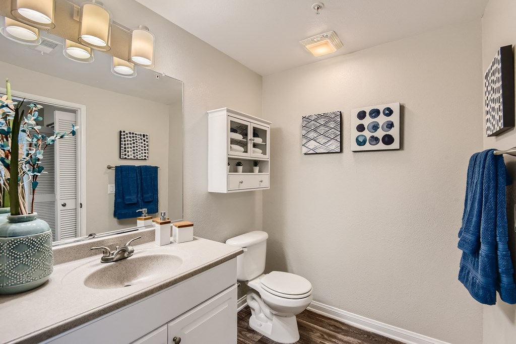 Bathroom at Santa Rosa Apartments