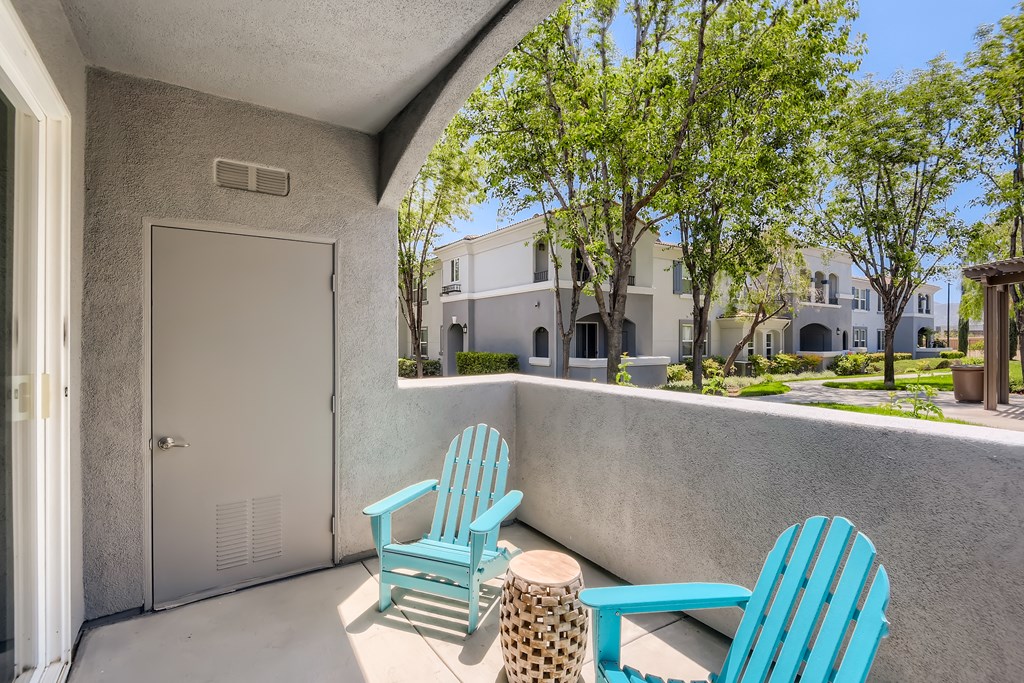 Patio at Santa Rosa Apartments