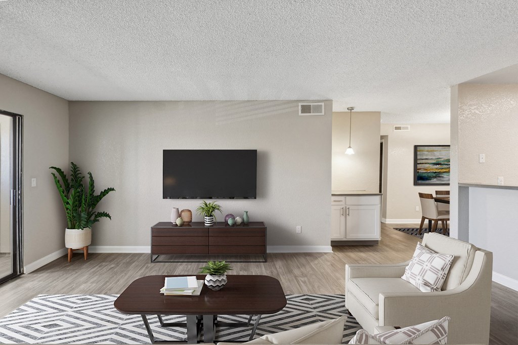 living room at Vizcaya Hilltop Apartments
