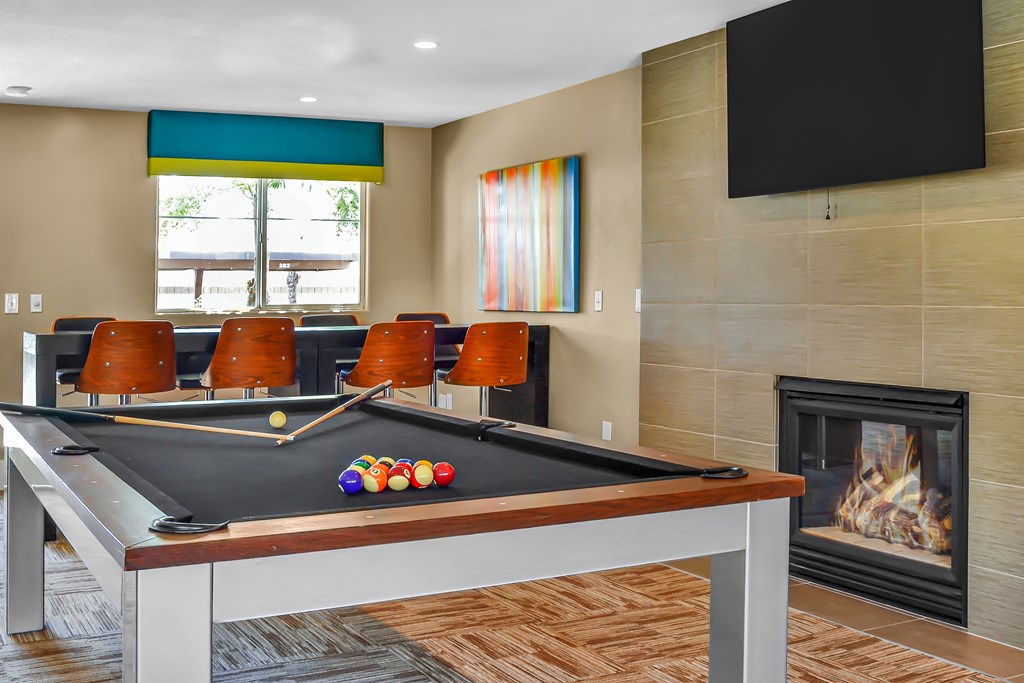 Pool Table at 2150 Apartments