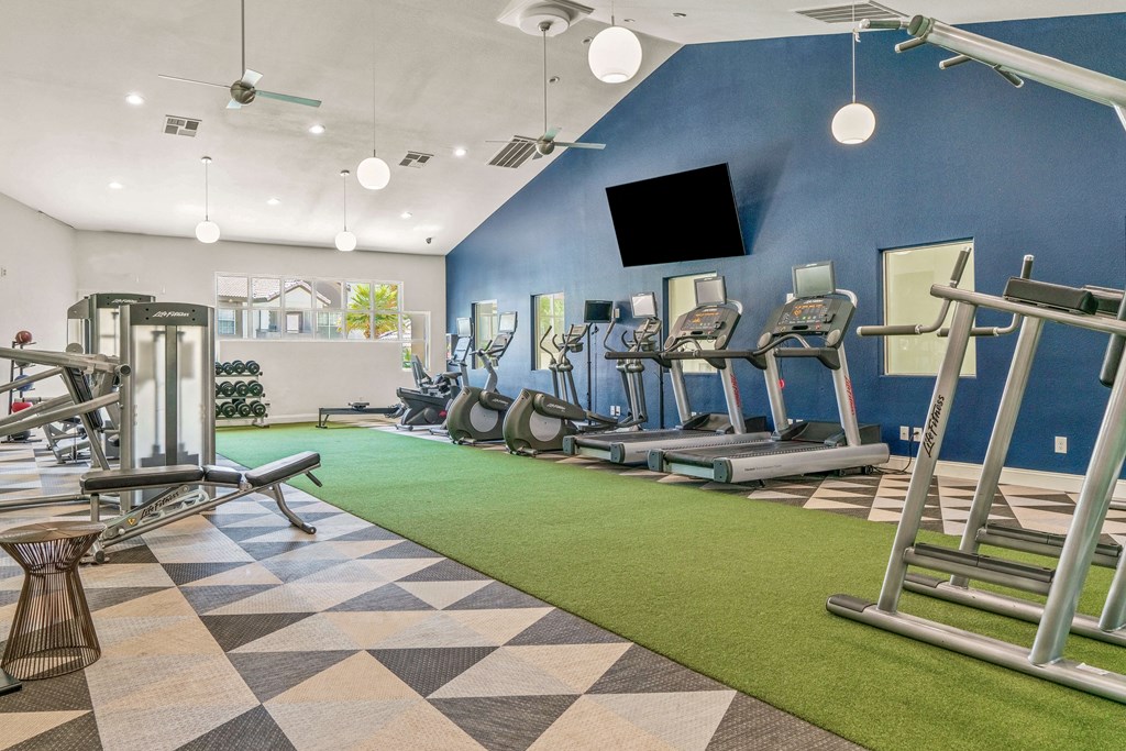 Fitness center at Village at Desert Lakes