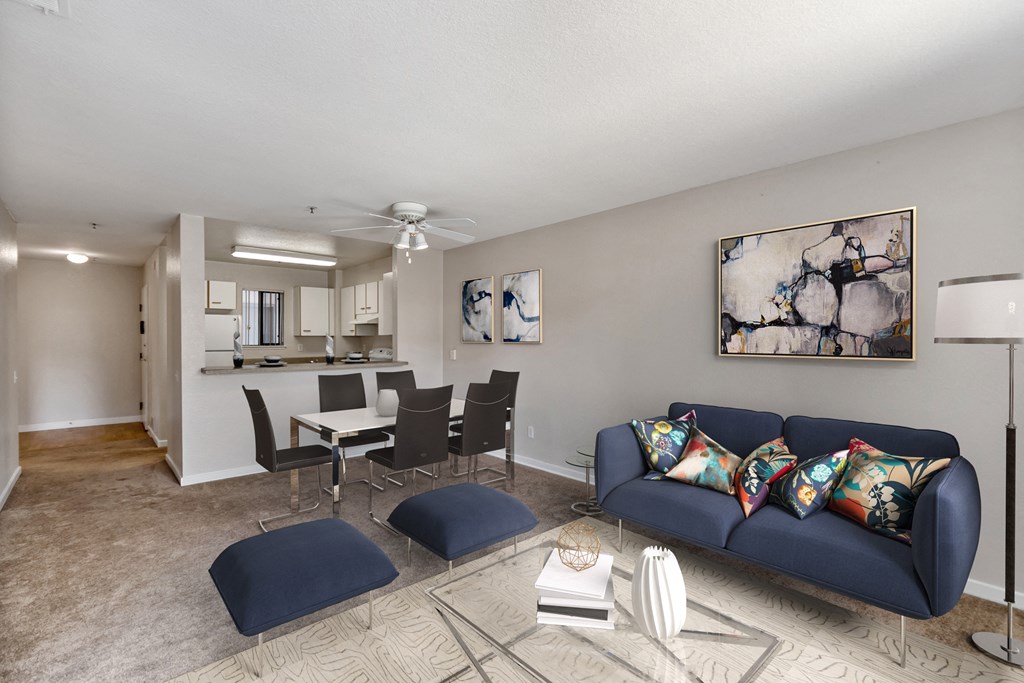 Kitchen Unit at Del Norte Place Apartment Homes, El Cerrito, California