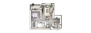 a floor plan of a house