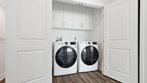 Washer and dryer photo at Merge 56