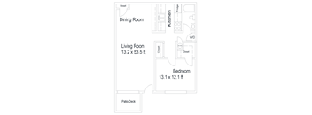 A1 Floor Plan at Sierra Sage Apartments