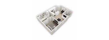 A2 Floor Plan at Evolve at South Bay