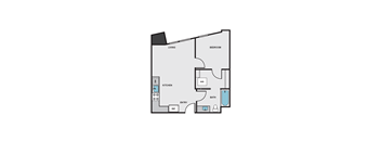 A2e Floor Plan at Eleanor H16 Apartments