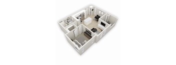 A3 Floor Plan at Evolve at South Bay