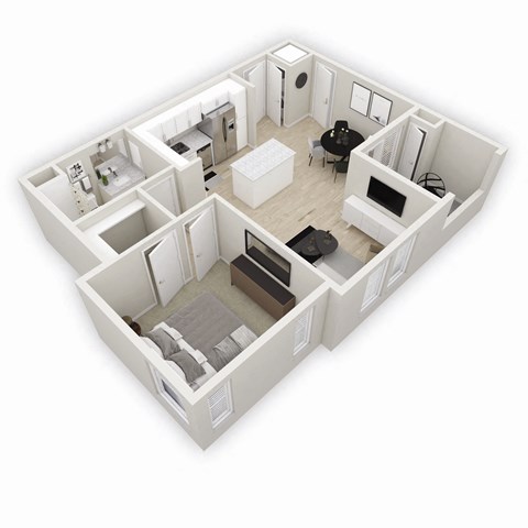 A3 Floor Plan at Evolve at South Bay